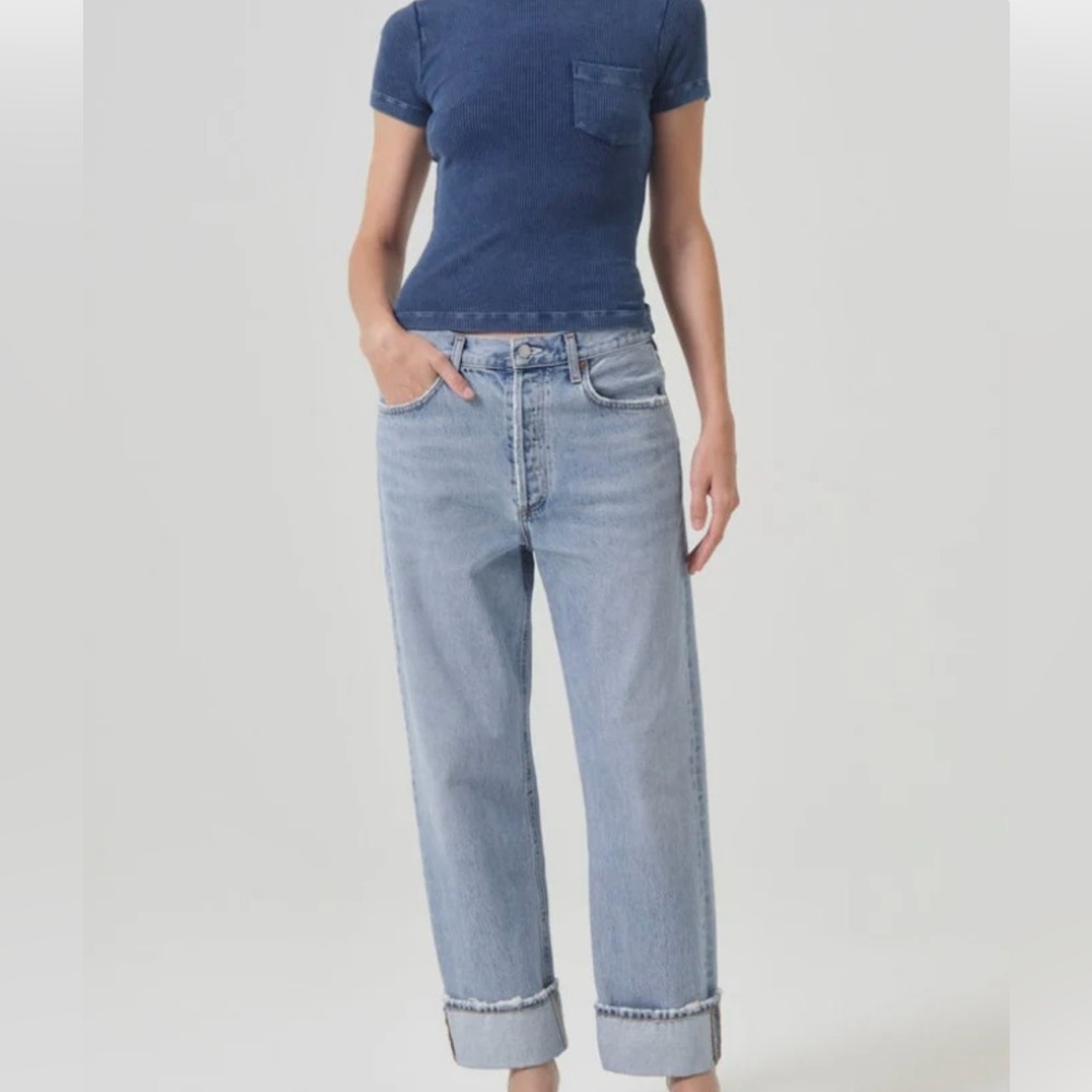 Agolde Fran Jeans Low Slung Straight | Force | Size 27 new without tag